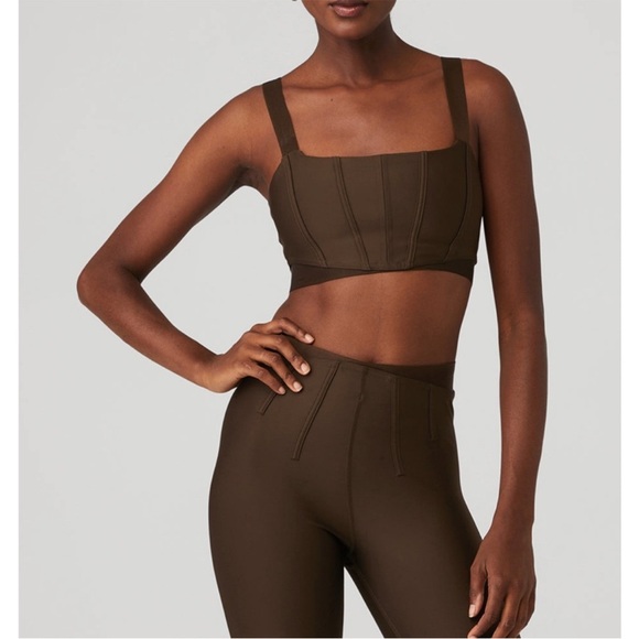 Alo Yoga Airlift Corset set - Espresso (limited edition color) - Picture 1 of 15